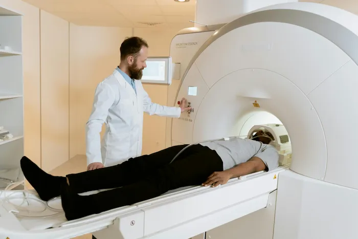 Patient booking an MRI scan